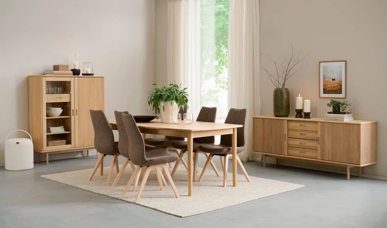Birk spisebord  - bilde 2 av 3